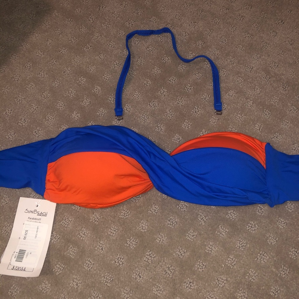 🧡🐊💙New w/tags Florida Gators bandeau bikini top
